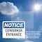 Signmission 24 in Width, Plastic, Rectangle OS-2PACK-NS-P-1824-L-10841 - alternate 3